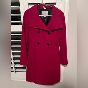Old Navy, red coat, size small.